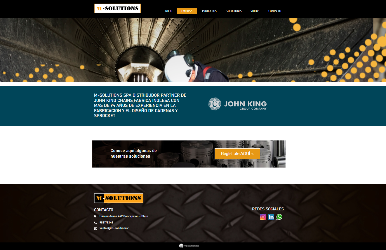 M – Solutions Re Diseña su Sitio Web y apuesta en Posicionamiento Web