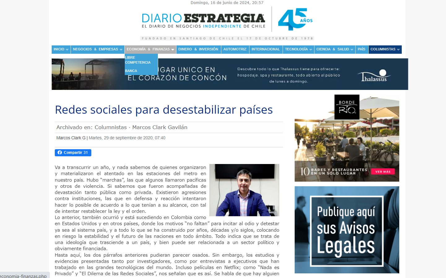 Redes Sociales para desestabilizar Países (Parte 2)