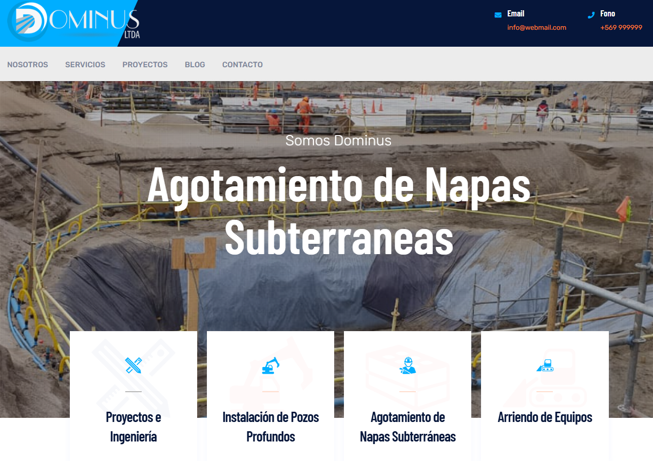 Dominus Ltda. rediseña su sitio web y comienza estrategia SEO Posicionamiento Web